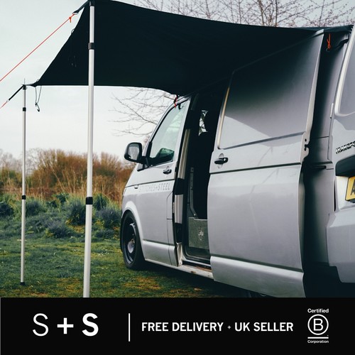 Campervan caravan awning sun - caravan,