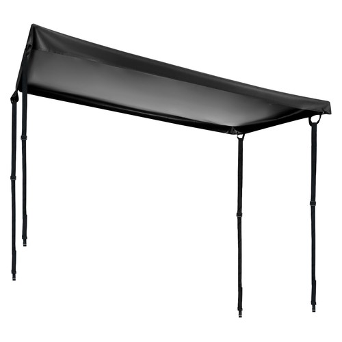Rear barn door - rear, awning