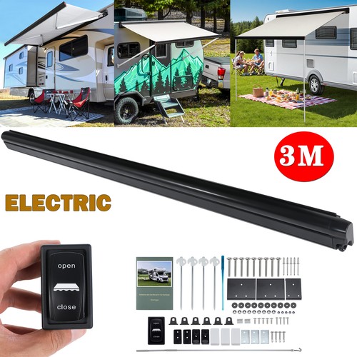 Electric awning wind roll - wind,