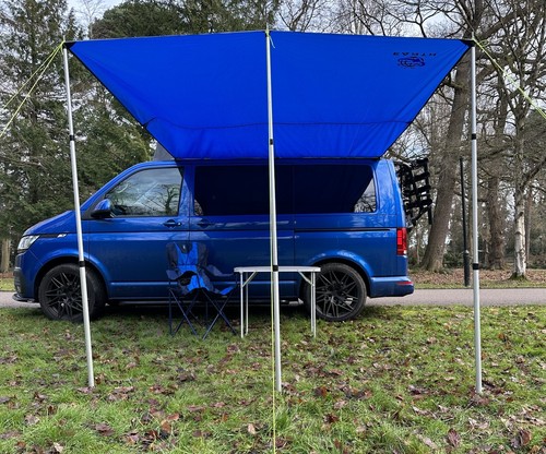 Campervan caravan awning sun - caravan,