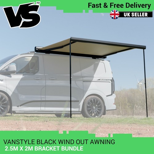 Campervan wind out - wind, awning